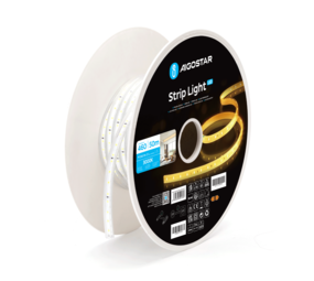 Aigostar LED-Leuchten LED Leuchtband V2- 50 Meter 60 LEDs p/m - 3000K Warmweiß - 8mm