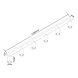 LCB LED-Beleuchtung Innovatives Design, hochwertige Technik & schnelle Lieferung! LED Deckenspot Weiß - 6 verstellbare GU10 Fassungen für LED Spots - exkl. LED Spot