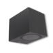 LCB LED-Beleuchtung Innovatives Design, hochwertige Technik & schnelle Lieferung! 4er Set LED Wandlampe Außenbereich - 4x 4W - 3000K - Anthrazit