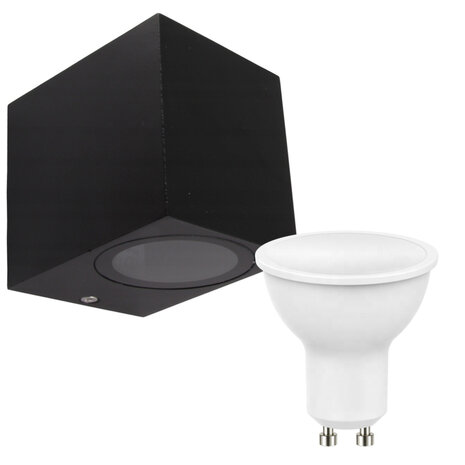 LCB LED-Beleuchtung Innovatives Design, hochwertige Technik & schnelle Lieferung! LED Wandlampe Außenbereich - 4W - 3000K - Schwarz LCB LED-Beleuchtung Innovatives Design, hochwertige Technik & schnelle Lieferung! LED Wandlampe Außenbereich - 4W - 3000K - Schwarz