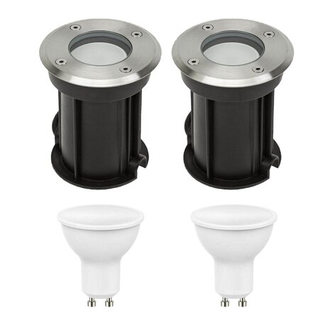 LCB LED-Beleuchtung Innovatives Design, hochwertige Technik & schnelle Lieferung! 2er Set LED Bodenspot Außenbereich - 2x 4W - 3000K - IP67 LCB LED-Beleuchtung Innovatives Design, hochwertige Technik & schnelle Lieferung! 2er Set LED Bodenspot Außenbereich - 2x 4W - 3000K - IP67