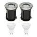 LCB LED-Beleuchtung Innovatives Design, hochwertige Technik & schnelle Lieferung! 2er Set LED Bodenspot Außenbereich - 2x 4W - 3000K - IP67 LCB LED-Beleuchtung Innovatives Design, hochwertige Technik & schnelle Lieferung! 2er Set LED Bodenspot Außenbereich - 2x 4W - 3000K - IP67