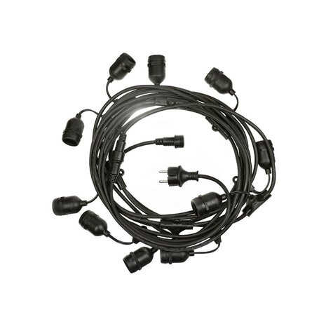 LCB LED Lichterkette 50m (5x10m) - Inkl. 50x LED Lampe G45 - 1W - 3000K LCB LED Lichterkette 50m (5x10m) - Inkl. 50x LED Lampe G45 - 1W - 3000K