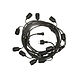 LCB LED-Beleuchtung Innovatives Design, hochwertige Technik & schnelle Lieferung! LED Lichterkette 50m (5x10m) - Inkl. 50x LED Lampe G45 - 1W - 3000K