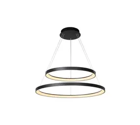 Lucide Beleuchtung: Stilvolle Akzente für ein Modernes Zuhause VIDAL - Pendelleuchten - Ø 78 cm - LED Dim. - 1x92W 2700K - Schwarz
