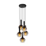 Lucide Beleuchtung: Stilvolle Akzente für ein Modernes Zuhause LED  Pendelleuchten - MARIUS - Ø 55 cm - 5xE27 - Schwarz