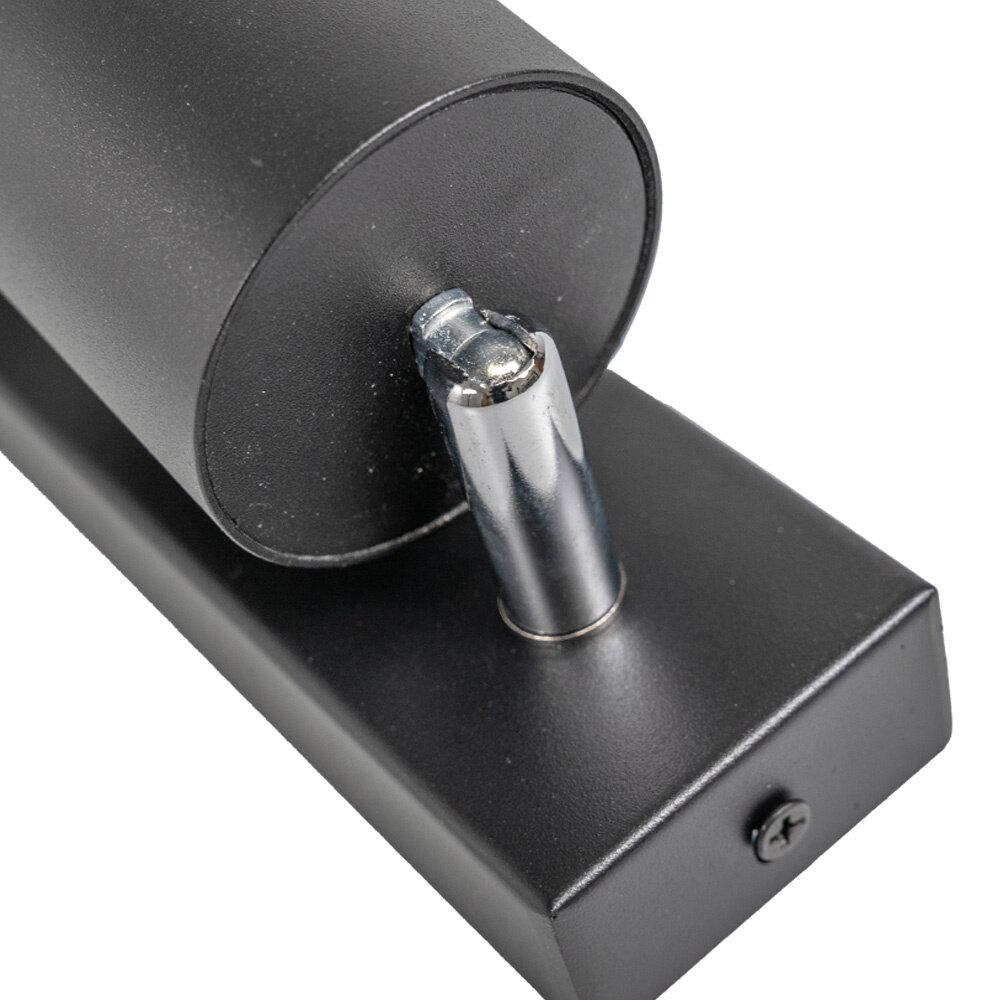 LCB LED Deckenspot Mattschwarz - 2 verstellbare GU10 Fassungen für LED Spots - exkl. LED Spot LCB LED Deckenspot Mattschwarz - 2 verstellbare GU10 Fassungen für LED Spots - exkl. LED Spot