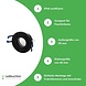 Led line: Erstklassiges Lichtdesign LED GU11 / MR11 Strahler Einbaurahmen 35mm - Schwarz rund - wasserdicht IP44 - Sägegröße 45mm - Außengröße 55mm Led line: Erstklassiges Lichtdesign LED GU11 / MR11 Strahler Einbaurahmen 35mm - Schwarz rund - wasserdicht IP44 - Sägegröße 45mm - Außengröße 55mm