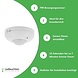 Kanlux – Zuverlässige LED- und Elektrobeleuchtung Bewegungssensor 360° - IP20 - PIR Infrarot Bewegungsmelder - 230V max. 1200W - weiß Kanlux – Zuverlässige LED- und Elektrobeleuchtung Bewegungssensor 360° - IP20 - PIR Infrarot Bewegungsmelder - 230V max. 1200W - weiß