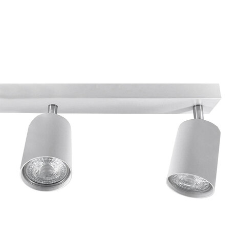 LCB LED-Beleuchtung Innovatives Design, hochwertige Technik & schnelle Lieferung! LED Deckenspot Weiß - 6 verstellbare GU10 Fassungen für LED Spots - exkl. LED Spot