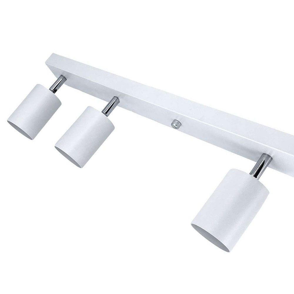LCB LED-Beleuchtung Innovatives Design, hochwertige Technik & schnelle Lieferung! LED Deckenspot Weiß - 6 verstellbare GU10 Fassungen für LED Spots - exkl. LED Spot