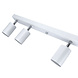 LCB LED-Beleuchtung Innovatives Design, hochwertige Technik & schnelle Lieferung! LED Deckenspot Weiß - 6 verstellbare GU10 Fassungen für LED Spots - exkl. LED Spot