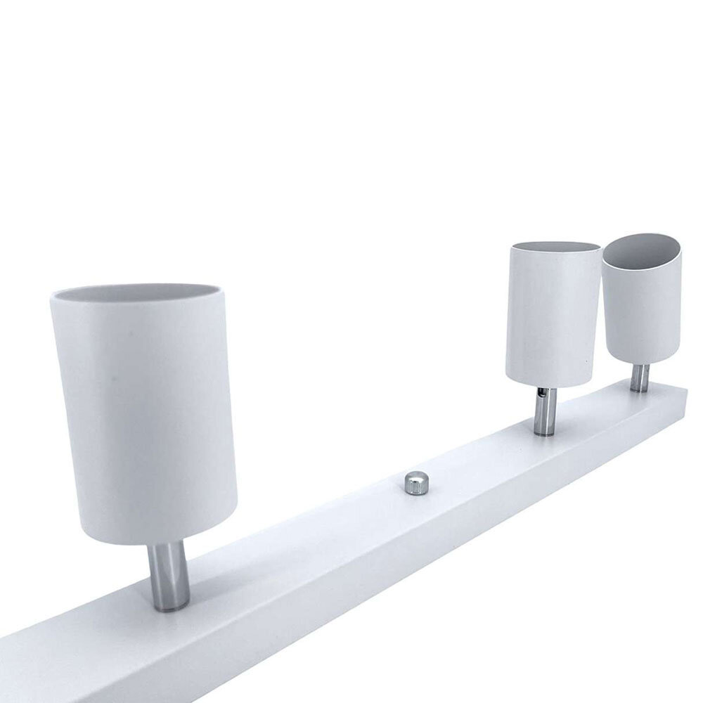 LCB LED-Beleuchtung Innovatives Design, hochwertige Technik & schnelle Lieferung! LED Deckenspot Weiß - 6 verstellbare GU10 Fassungen für LED Spots - exkl. LED Spot