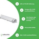 Spectrum Wasserdichte LED T8/G13 Leuchtstoffröhrenhalterung - 120cm - IP65 wasserdicht - Feuchtraum Halterung Wannenleuchte - IK10 Spectrum Wasserdichte LED T8/G13 Leuchtstoffröhrenhalterung - 120cm - IP65 wasserdicht - Feuchtraum Halterung Wannenleuchte - IK10