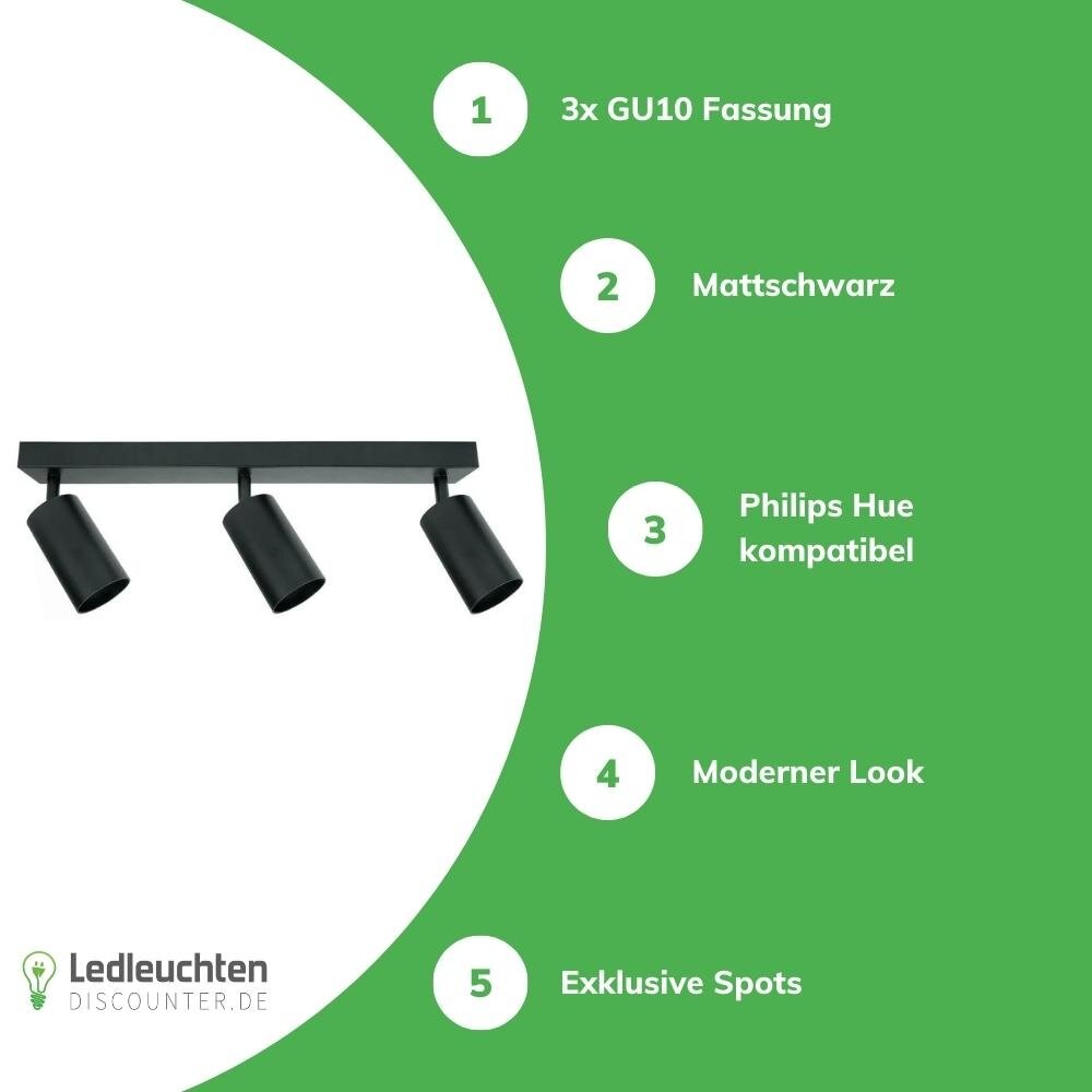 LED-POL ORO GAVIA 3XGU10 B LED-POL ORO GAVIA 3XGU10 B