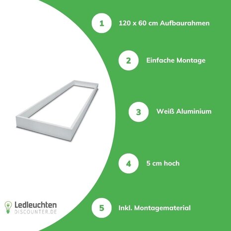 LCB LED-Beleuchtung Innovatives Design, hochwertige Technik & schnelle Lieferung! Aufputz-Deckenrahmen Weiß - 150x30cm | 70MM Geeignet für LED panelen LCB LED-Beleuchtung Innovatives Design, hochwertige Technik & schnelle Lieferung! Aufputz-Deckenrahmen Weiß - 150x30cm | 70MM Geeignet für LED panelen