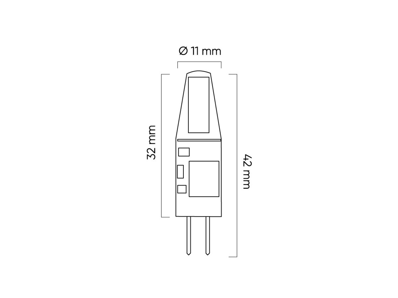 Led line: Erstklassiges Lichtdesign LED G4 - 1.5W entspricht 15W - 6000K Tageslichtweiß - 42x11mm Led line: Erstklassiges Lichtdesign LED G4 - 1.5W entspricht 15W - 6000K Tageslichtweiß - 42x11mm