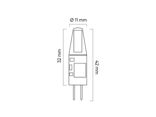 Led line: Erstklassiges Lichtdesign LED G4 - 1.5W entspricht 15W - 6000K Tageslichtweiß - 42x11mm Led line: Erstklassiges Lichtdesign LED G4 - 1.5W entspricht 15W - 6000K Tageslichtweiß - 42x11mm