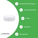 LED Deckenlampe Ø122mm - rund - Ceiling light - 6W entspricht 40W - Lichtfarbe optional - 3000K, 4000K oder 6000K LED Deckenlampe Ø122mm - rund - Ceiling light - 6W entspricht 40W - Lichtfarbe optional - 3000K, 4000K oder 6000K