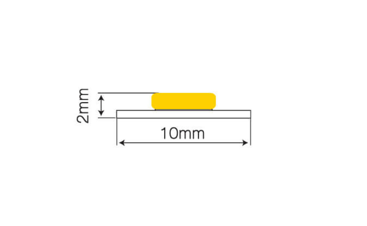 LED line LED-Streifen Prime 5 Meter 24V - 480LEDs/m - COB - 18W/m - 930 Warmweiß | 10mm - IP20 - Höchste Farbwiedergabe