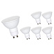 Modee 6er Pack - LED GU10 Strahler 6W 2700K Warmweiß entspricht 45W Modee 6er Pack - LED GU10 Strahler 6W 2700K Warmweiß entspricht 45W