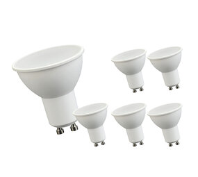 Spectrum 6er Pack - LED GU10 Strahler 6W 6400K Tageslichtweiß entspricht 40W Spectrum 6er Pack - LED GU10 Strahler 6W 6400K Tageslichtweiß entspricht 40W
