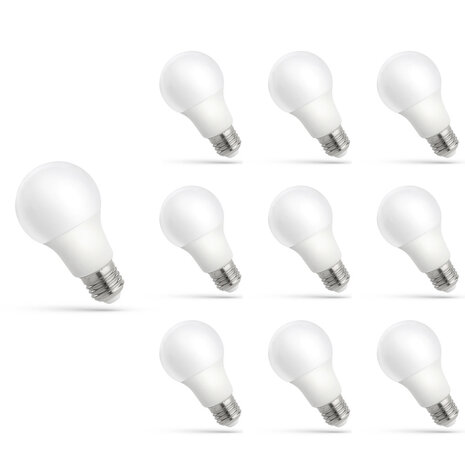 Vorteilspack 10x LED Lampe E27- A60 - 10W entspricht 100W - 3000K Warmweiß  