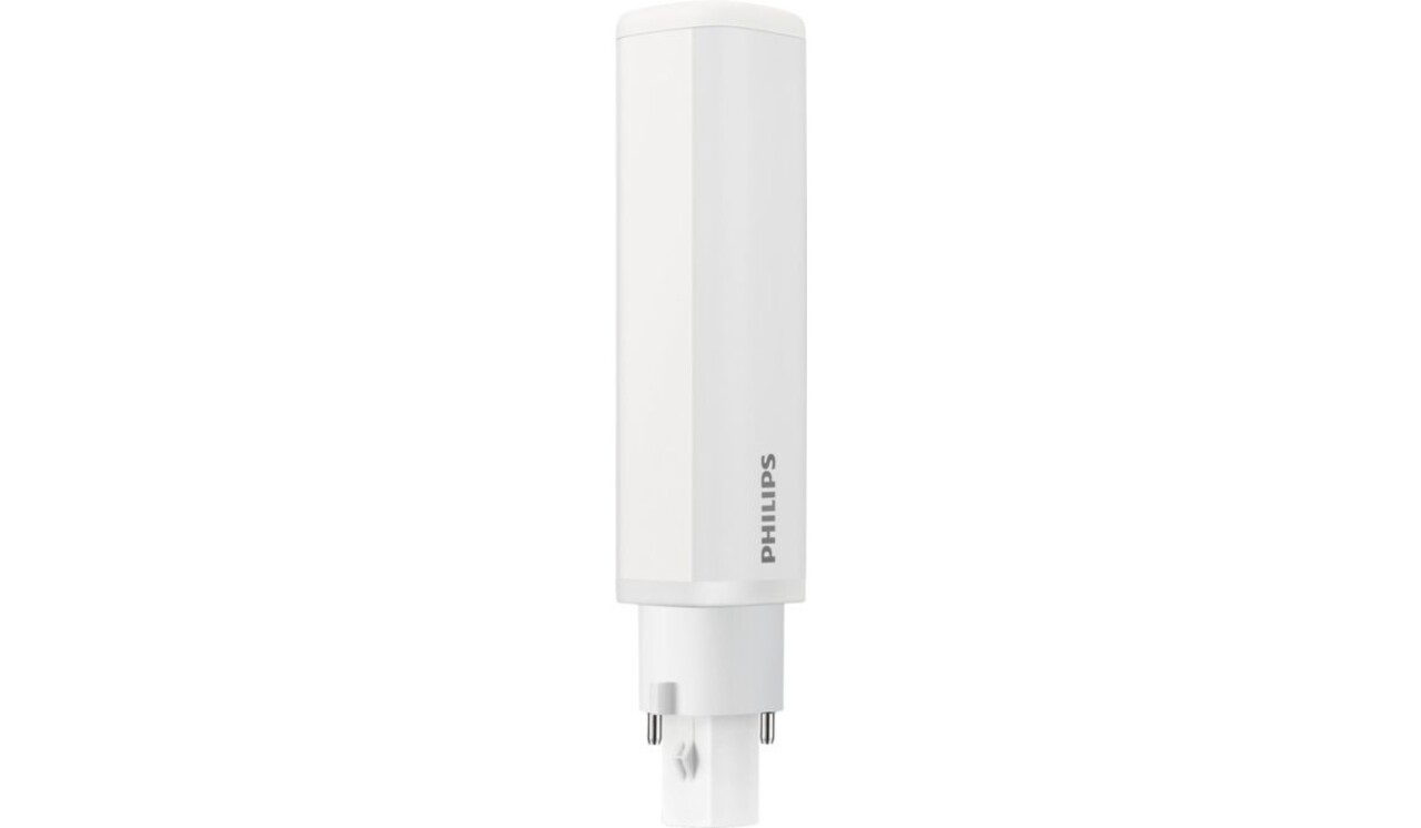 Philips LED PL-C Lampe - G24d-2 CorePro - 6.5W 600Lm - 3000K 830 Warmweiß | 2 Pins EM - Mains 230v - Ersetzt 18W Philips LED PL-C Lampe - G24d-2 CorePro - 6.5W 600Lm - 3000K 830 Warmweiß | 2 Pins EM - Mains 230v - Ersetzt 18W