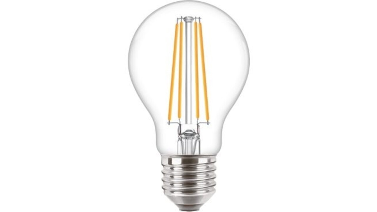 Philips Corepro LED Glühbirne E27 Birne Klar 7W 806lm - 827 Extra Warmweiß | Ersatz für 60W
