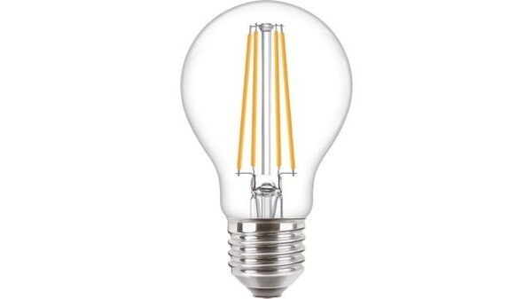 Philips Corepro LED Glühbirne E27 Birne Klar 7W 806lm - 827 Extra Warmweiß | Ersatz für 60W