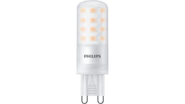 Philips LED G9 Capsule - Stiftsockel Lampe - 4W 480lm - 2700K  827 WarmweissesLicht   | 230v - Ersetzt 40W Philips LED G9 Capsule - Stiftsockel Lampe - 4W 480lm - 2700K  827 WarmweissesLicht   | 230v - Ersetzt 40W