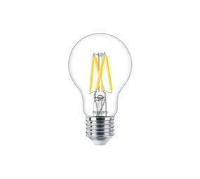 Philips Dimmbare LED Filament Faden Lampe - Klar Glas - A60 - E27 Fassung - 3.4W 470Lm - DTW 922-927 Dim To Warm | CRI 95 Beste Farbwiedergabe - Dimtone Dimmbar - Ersetzt 40W Philips Dimmbare LED Filament Faden Lampe - Klar Glas - A60 - E27 Fassung - 3.4W 470Lm - DTW 922-927 Dim To Warm | CRI 95 Beste Farbwiedergabe - Dimtone Dimmbar - Ersetzt 40W