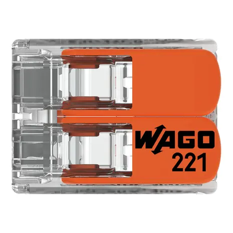 WAGO – Innovative Verbindungstechnik und Automatisierung Verbindungsklemme flexibel 2-Leiter-Klemme mit Betätigungshebel - 0.14-4 mm² | 100 Stück - 221-412 WAGO – Innovative Verbindungstechnik und Automatisierung Verbindungsklemme flexibel 2-Leiter-Klemme mit Betätigungshebel - 0.14-4 mm² | 100 Stück - 221-412