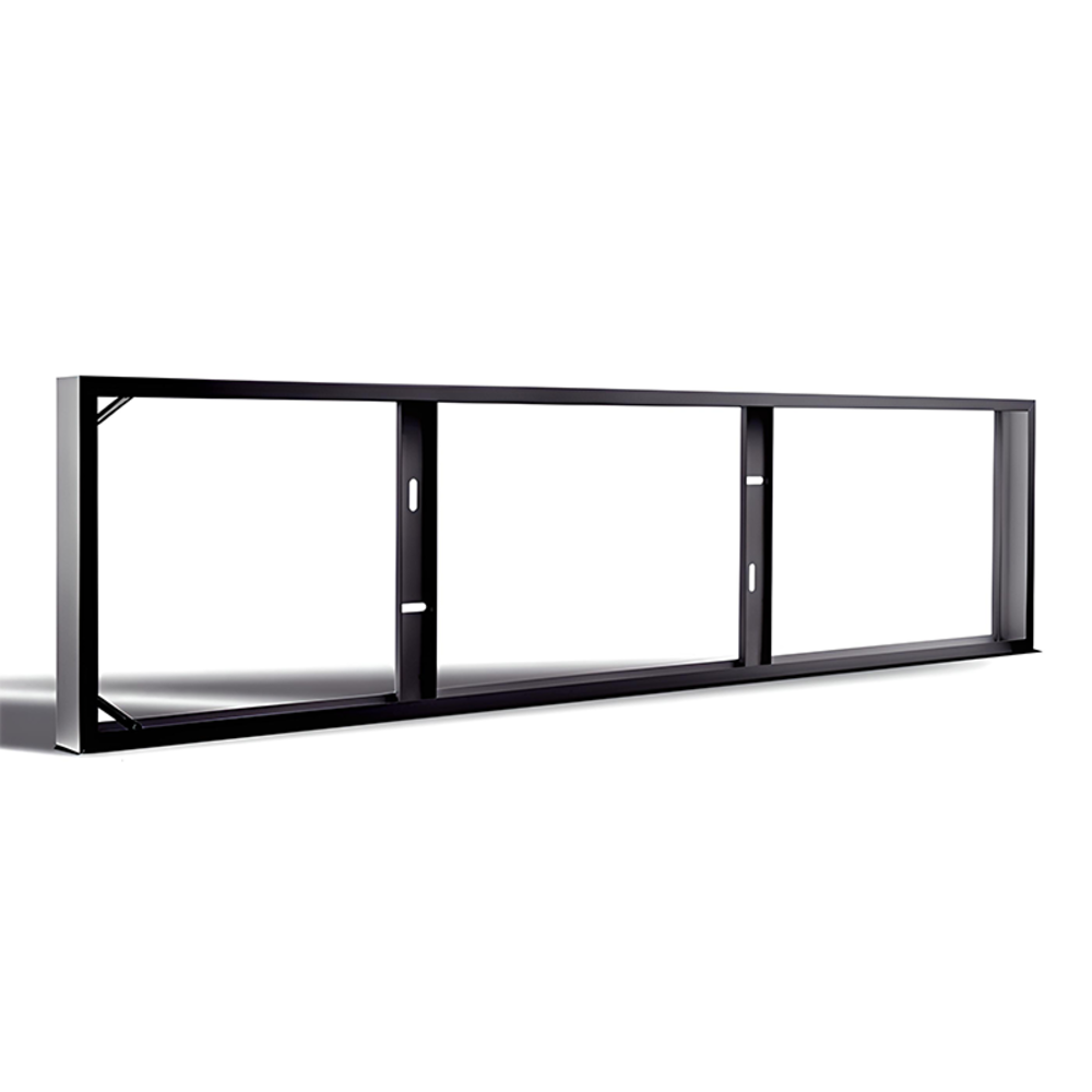 LCB LED-Beleuchtung Innovatives Design, hochwertige Technik & schnelle Lieferung! LED Panelen Deckenrahmen - 120x30cm - Schwarz - Geeignet für backlit - und Seitenbeleuchtungs panelen