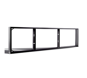 LCB LED-Beleuchtung Innovatives Design, hochwertige Technik & schnelle Lieferung! LED Panelen Deckenrahmen - 120x30cm - Schwarz - Geeignet für backlit - und Seitenbeleuchtungs panelen