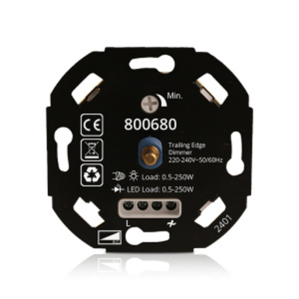 HZC Electric – Zuverlässige LED- und Elektroprodukte Unterputz LED Dimmer - Triac - max. 250 Watt - geeignet für Phasenan- und Phasenabschnitt HZC Electric – Zuverlässige LED- und Elektroprodukte Unterputz LED Dimmer - Triac - max. 250 Watt - geeignet für Phasenan- und Phasenabschnitt