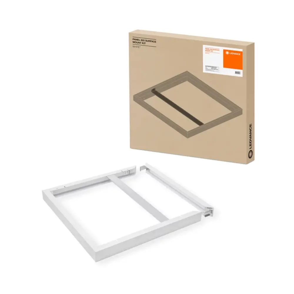 Aufbaurahmen 62 x 62cm - Weiß - für LED Panels 