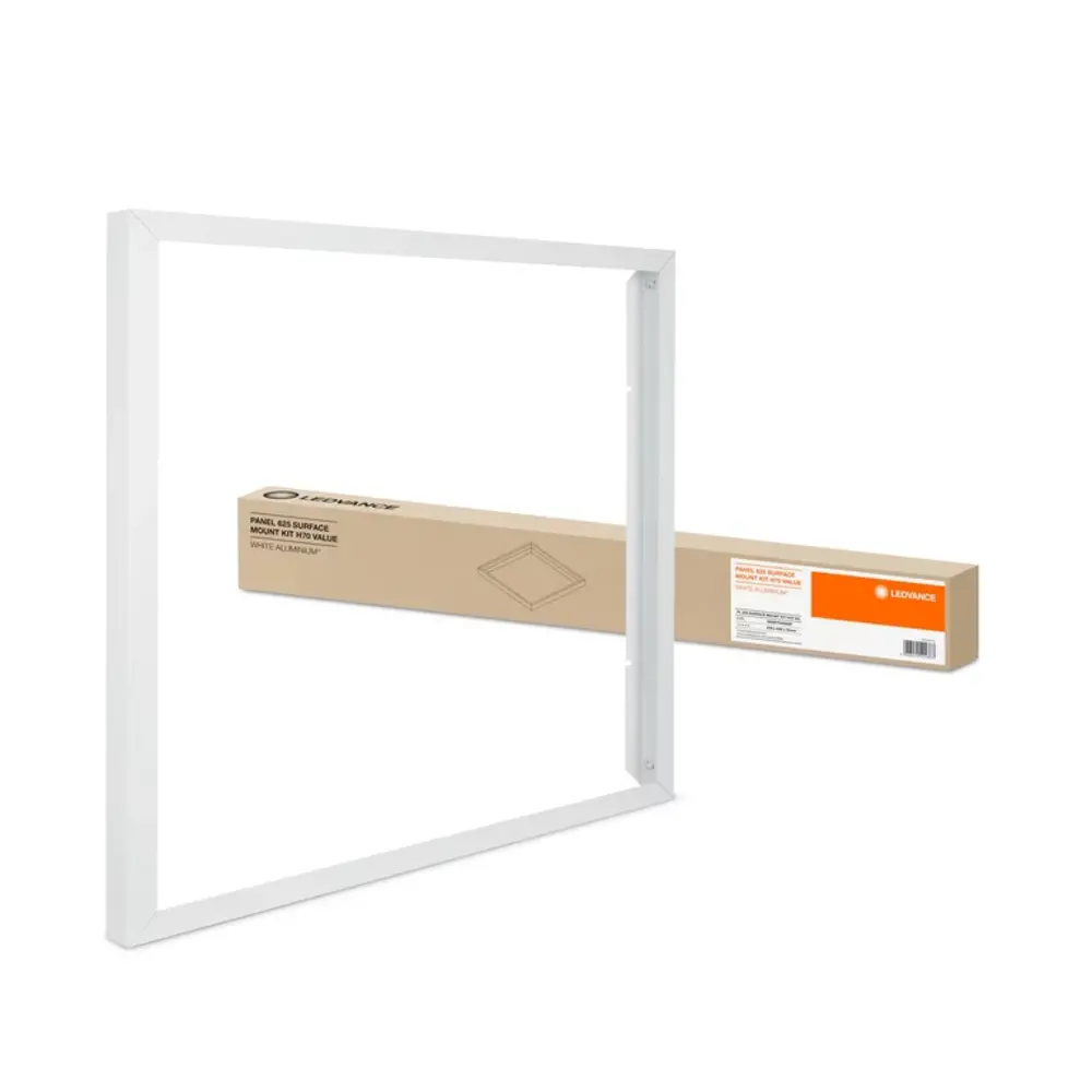 Aufbaurahmen 62 x 62cm - Weiß - für LED Panels  