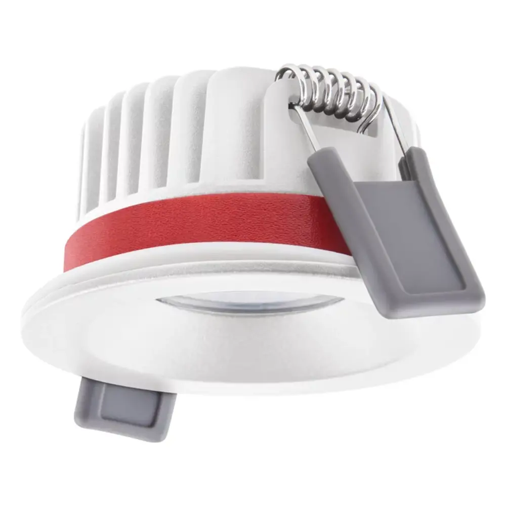 LED Einbauspot 8W - Weiß - Feuerbeständig - Feuerfestes Aluminium 