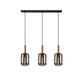 Lucide LED-Beleuchtung LED Hanglamp JOANNET zwart - 3x E27 fitting - Fumé Lucide LED-Beleuchtung LED Hanglamp JOANNET zwart - 3x E27 fitting - Fumé