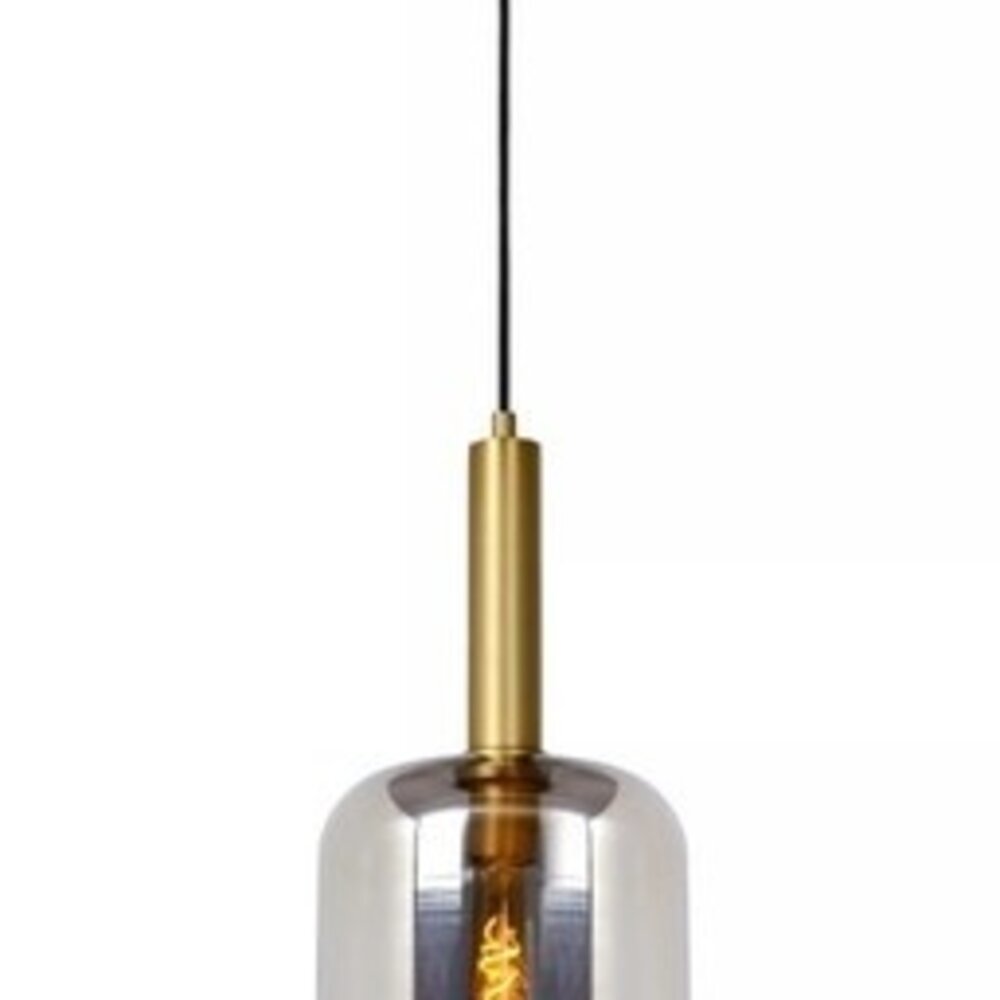 Lucide LED-Beleuchtung LED Hanglamp JOANET mat goud - E27 fitting - Fumé Lucide LED-Beleuchtung LED Hanglamp JOANET mat goud - E27 fitting - Fumé