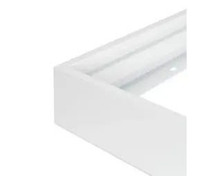LCB LED Aufputz Weiss - für LED-Panels - 120x60 cm - 68MM hoch | Deckenrahmen für Backlit- und Sidelit-Paneele