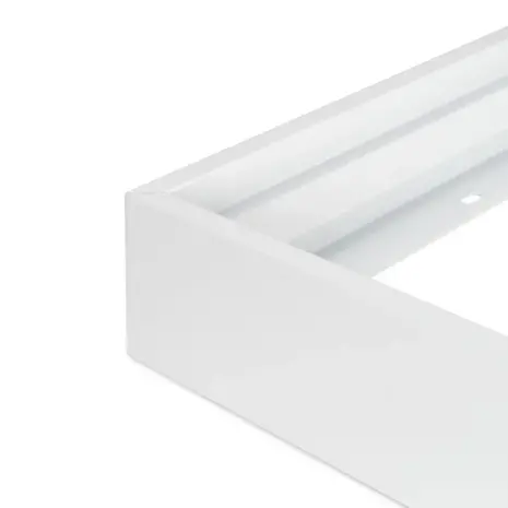 LCB LED-Beleuchtung Innovatives Design, hochwertige Technik & schnelle Lieferung! Aufputz Weiss - für LED-Panels - 120x60 cm - 68MM hoch | Deckenrahmen für Backlit- und Sidelit-Paneele
