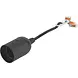 LCB LED-Beleuchtung Innovatives Design, hochwertige Technik & schnelle Lieferung! Renovierfassung Schwarz - E27 Fassung | Inkl. WAGO Verbindungsklemme 2-polig 4mm² 221-413 - Set
