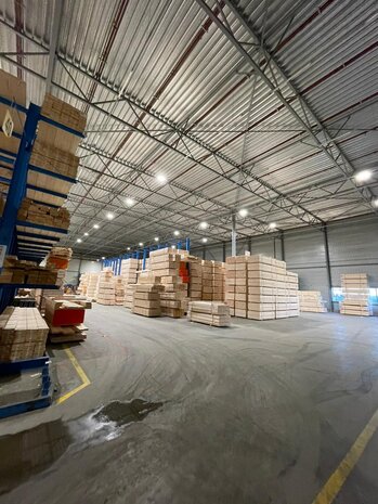 LCB LED LED UFO Hallenstrahler Dimmbar - High Bay Hallenleuchte IP65 - 100W 15000 Lumen | 1-10V Dimmbar - 5 Jahre Garantie - Lichtfarbe wählbar