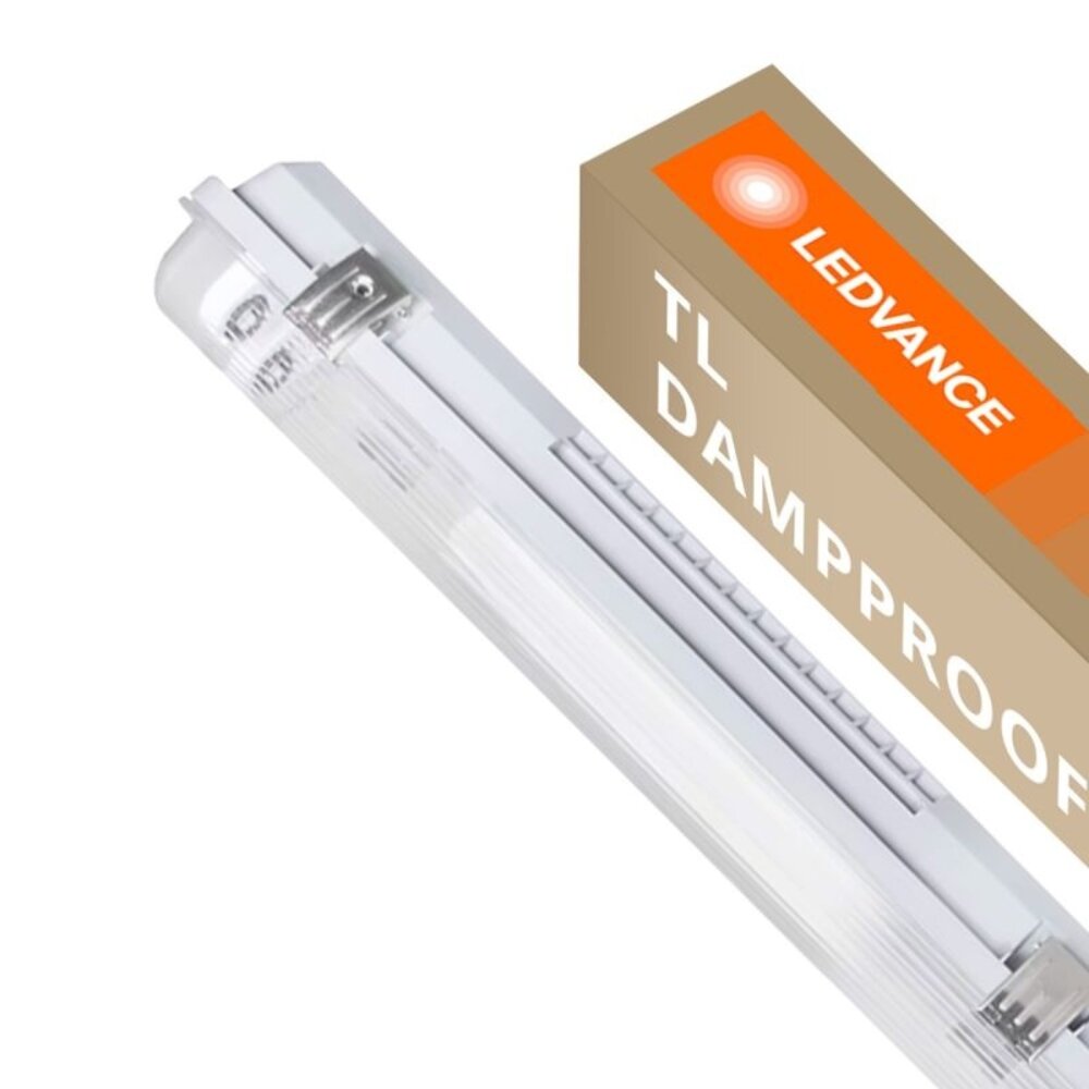 Ledvance Komplettset - 150cm Doppelfassung - IP65 Feuchtraum -Wannenleuchte + 2 x 25W LED Leuchtstoffröhren 6000K - 865 - Tageslichtweiß Ledvance Komplettset - 150cm Doppelfassung - IP65 Feuchtraum -Wannenleuchte + 2 x 25W LED Leuchtstoffröhren 6000K - 865 - Tageslichtweiß