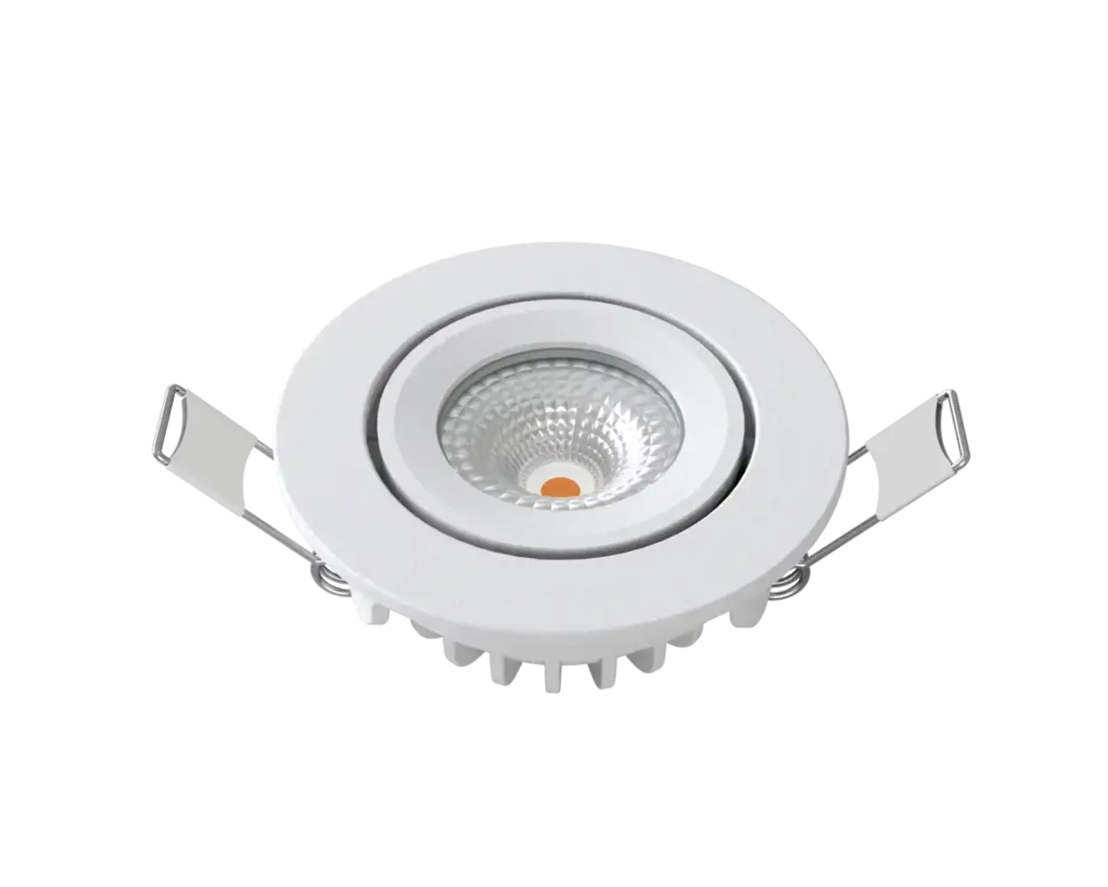 LCB LED-Beleuchtung Innovatives Design, hochwertige Technik & schnelle Lieferung! LED-Mini-Einbaustrahler IP65 – Weiß 62 mm – 5 W 450 lm – 2700 K 827 Warmweiß | Einbaudurchmesser 52 mm – Triac dimmbar | 230V
