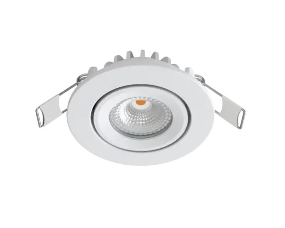 LCB LED-Beleuchtung Innovatives Design, hochwertige Technik & schnelle Lieferung! LED-Mini-Einbaustrahler IP65 – Weiß 62 mm – 5 W 450 lm – 2700 K 827 Warmweiß | Einbaudurchmesser 52 mm – Triac dimmbar | 230V