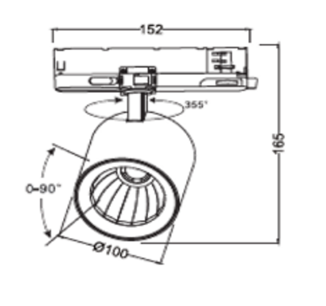 Led line: Erstklassiges Lichtdesign LED-Schienenstrahler Lumicanto Weiß 6-20W 600-2000lm - Multi Color Switch | Beste Farbwiedergabe - 36°/60° Abstrahlwinkel | 5 Jahre Garantie