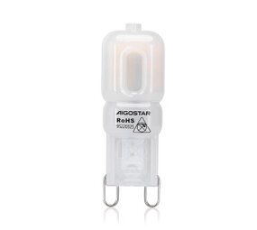Aigostar LED G9 Lampe - 2W entspricht 20W - 3000K Warmweiß  - 46x14 mm Aigostar LED G9 Lampe - 2W entspricht 20W - 3000K Warmweiß  - 46x14 mm